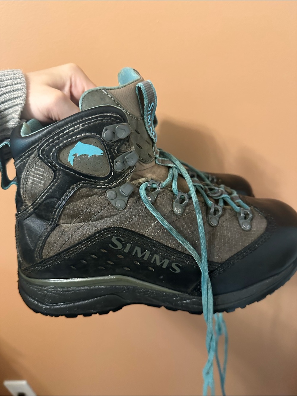 Simms Wading Boots Sz 7